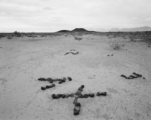 Michael Berman, X, Y & Z , Camino del Diablo, Arizona, 2007