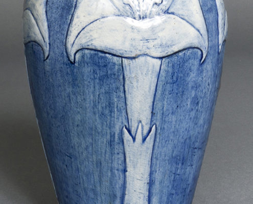 Leona Nicholson, artist, Angel’s trumpet vase, , 1902-03