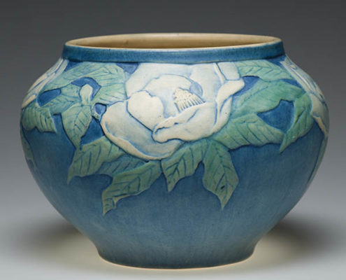 Anna Frances Simpson, artist, Magnolia cachepot, c. 1921