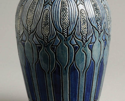 Esther Huger Elliot, artist, Calladium vase, c.1904