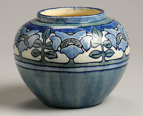 Unknown artist; Joseph Meyer, potter, Mock Orange vase, c.1905